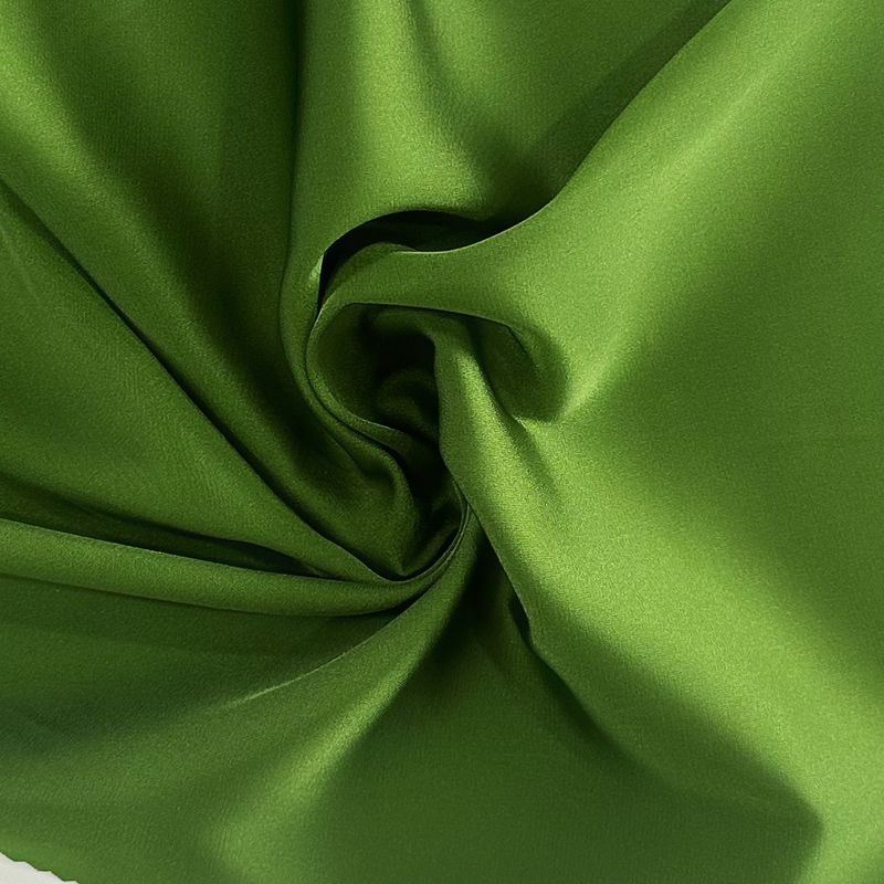 Polyester Elastic Satin Chiffon Fabric 50D*50D+20D 92GSM For Dresses And Gowns