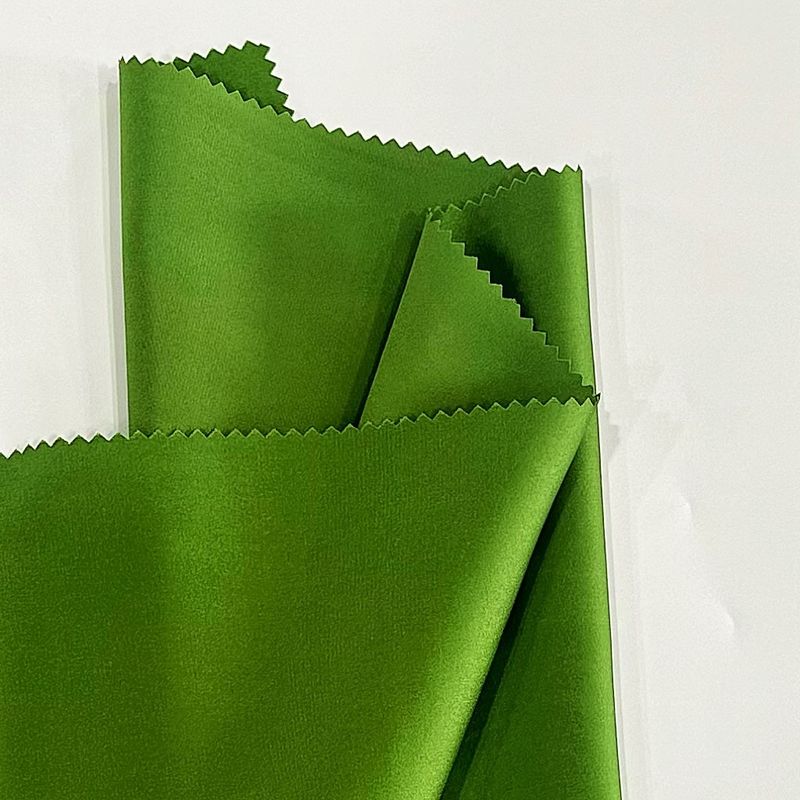 Polyester Elastic Satin Chiffon Fabric 50D*50D+20D 92GSM For Dresses And Gowns