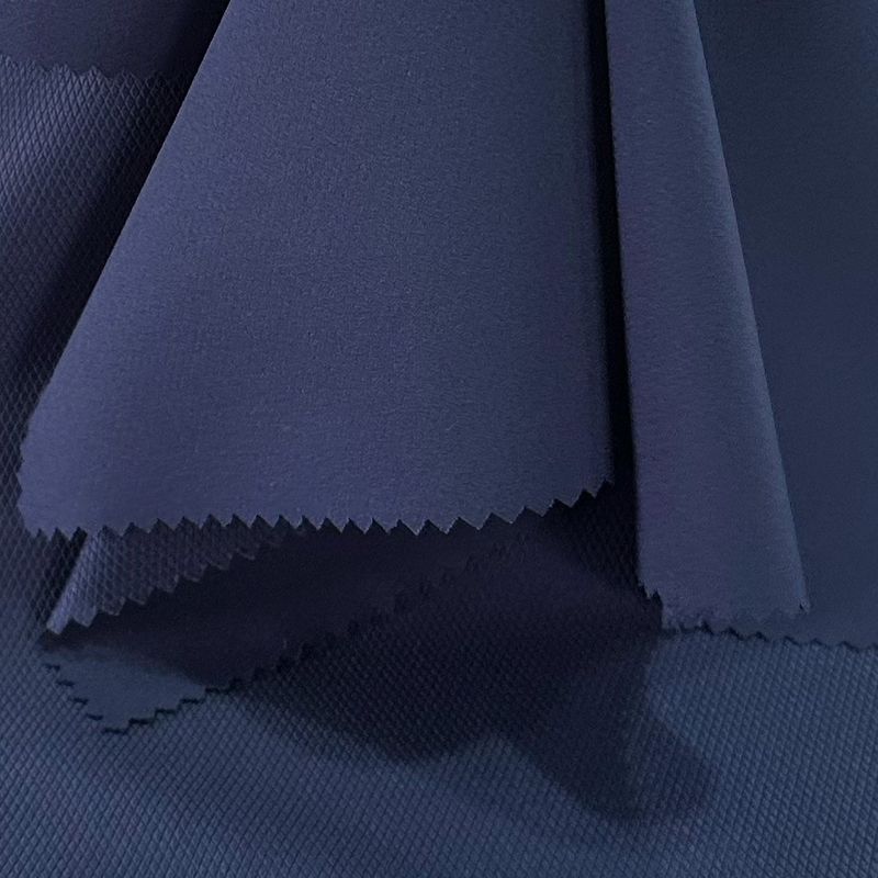 Diamond Grid Four Way Stretch Fabric 50D+20D*50D+20D/100D 140GSM 94% Polyester 6% Spandex