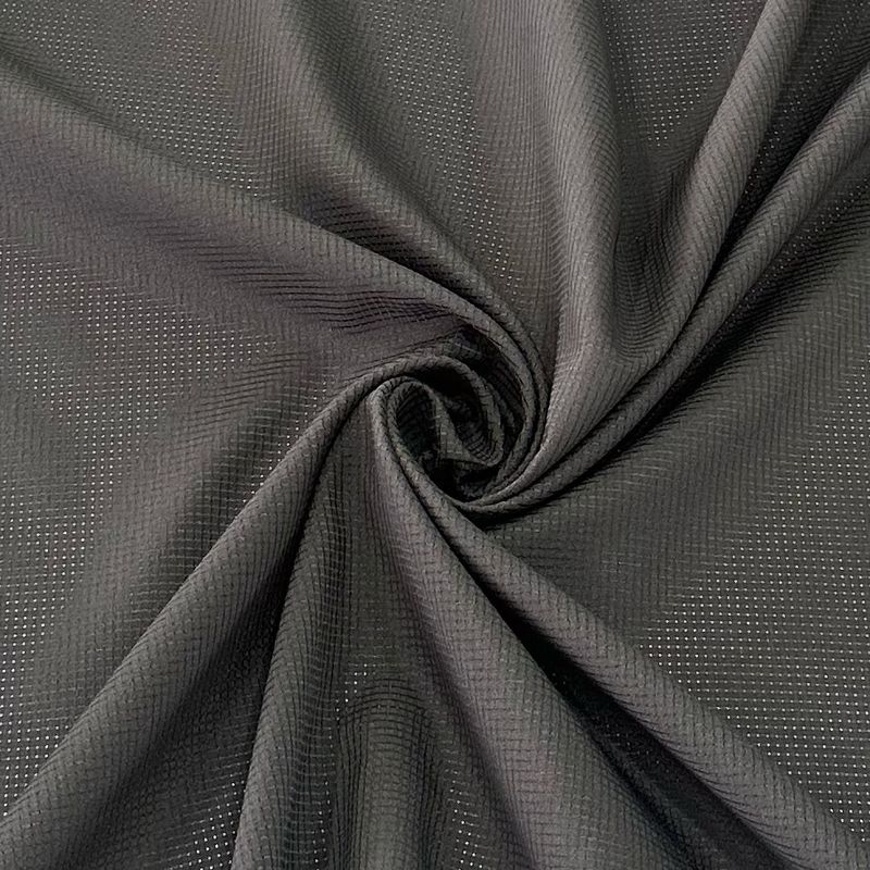 0.2 Perforated Grid 100% Recycled Polyester Fabric High Elasticity 100D+100D*100D+100D