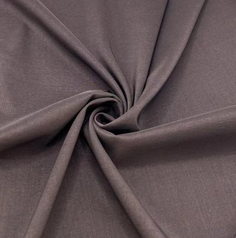 Recycled Warp Knitted Polyester Fabric Elastane Plain Weave 170D*170D+40D For Garment
