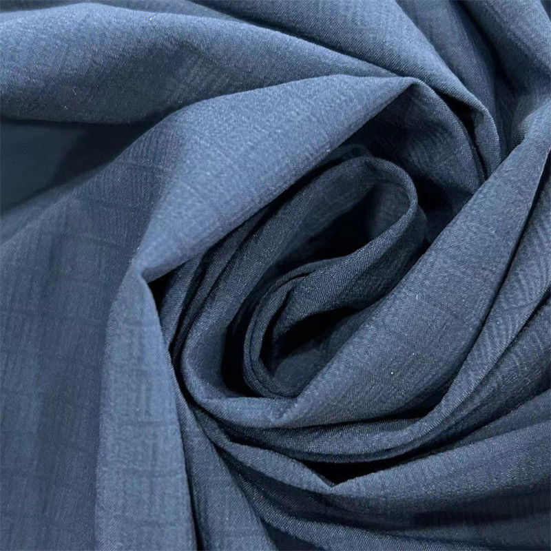 40D+20D*70D+40D+70D 100GSM Recycled Nylon Spandex Fabric 70D Foamed Grid Water Repellent