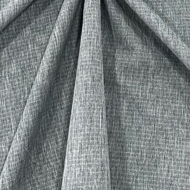 Horizontal Stripe Double Weft Cationic Polyester Fabric Four Way Stretch 2/1 Twill
