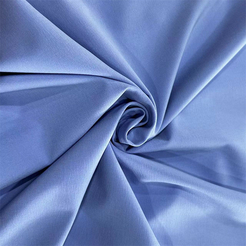 50D Recycled PET Fabric 50D+20D*50D+20D 90GSM 4 Way Stretch Polyester Spandex Fabric