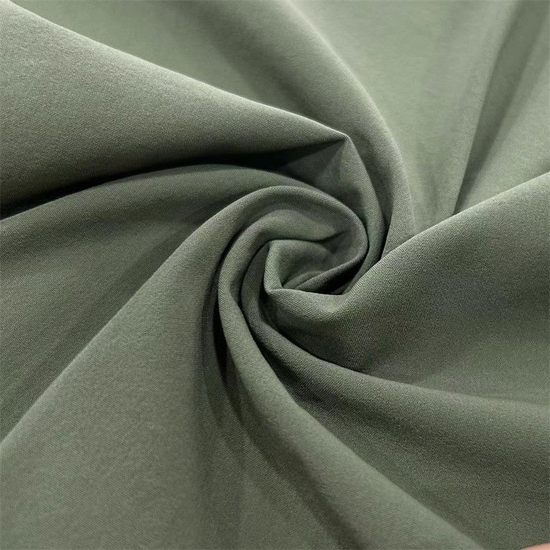 Recycled Plain Nylon Plain Weave Fabric 70D+40D*70D+40D Nylon And Spandex Fabric