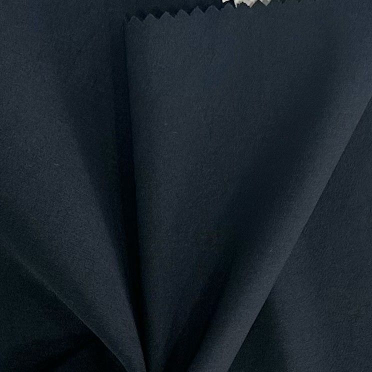 150D Dual Core Semi Gloss Sustainable Recycled Fabric Polyester Warp Stretch Fabric 186GSM