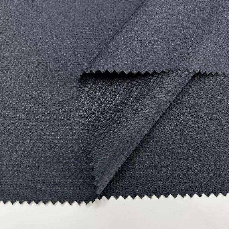 Mesh Grid Sustainable Recycled Fabric For Casual Wear Sportswear 75D+40D*75D+40D+150D