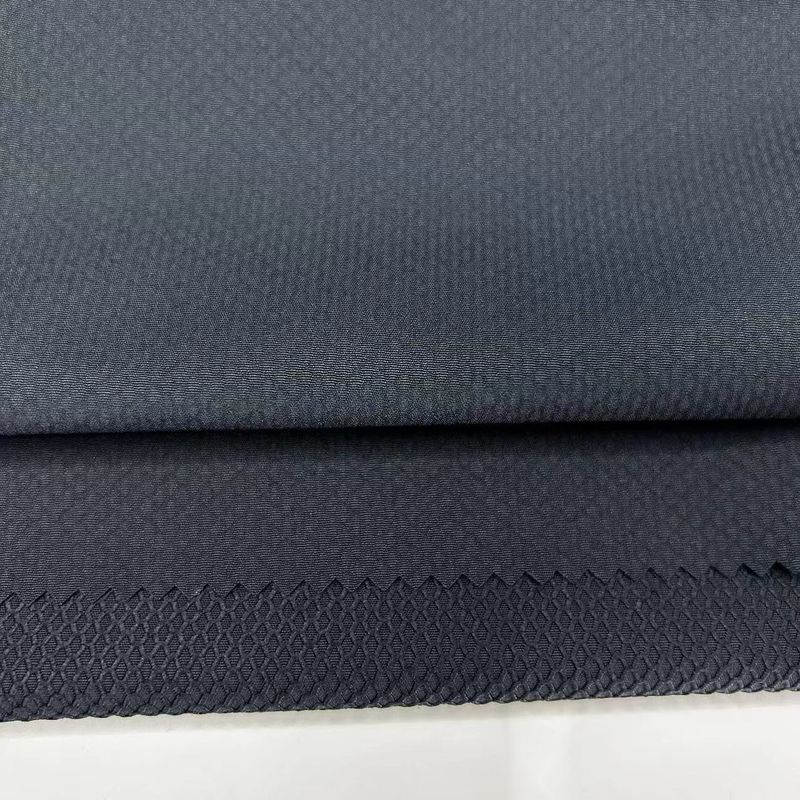 Mesh Grid Sustainable Recycled Fabric For Casual Wear Sportswear 75D+40D*75D+40D+150D