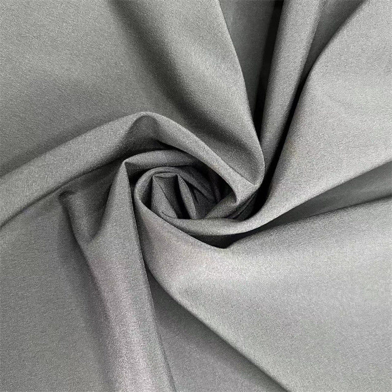 Spring Polyester 150D Weft Knitting Fabric 150D*150D+40D 98% Polyester 2% Spandex 166GSM
