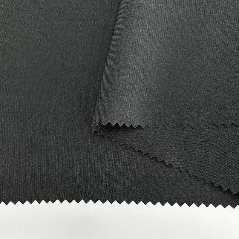 Spring Polyester 150D Weft Knitting Fabric 150D*150D+40D 98% Polyester 2% Spandex 166GSM