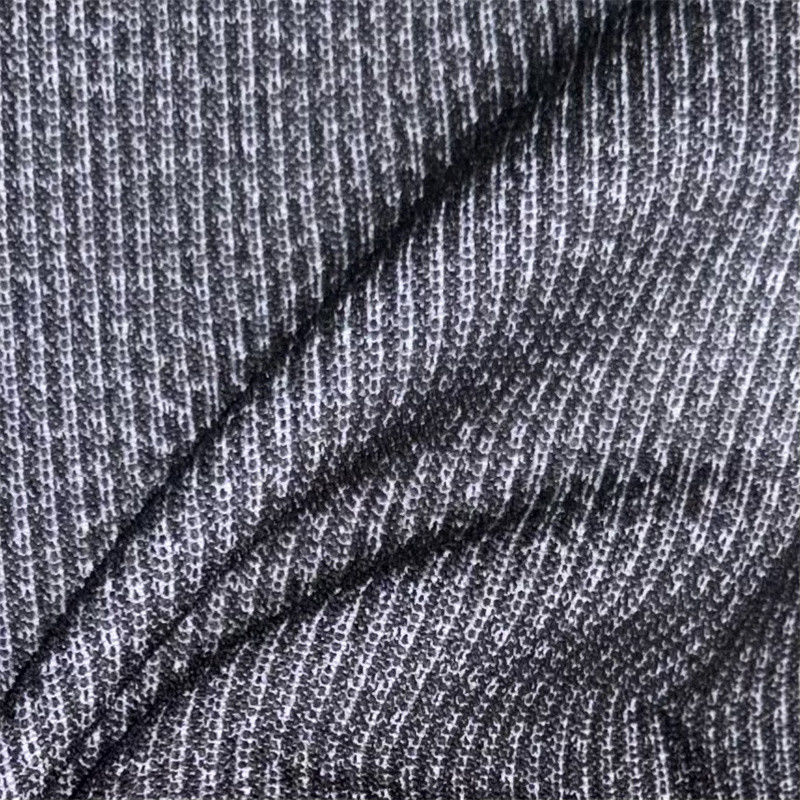 Polyester Blended Weft Stretch Plaid / Gingham Fabric 50D*50D+50D+40D/100D+40D 94% Recycled Polyester  6% Spandex