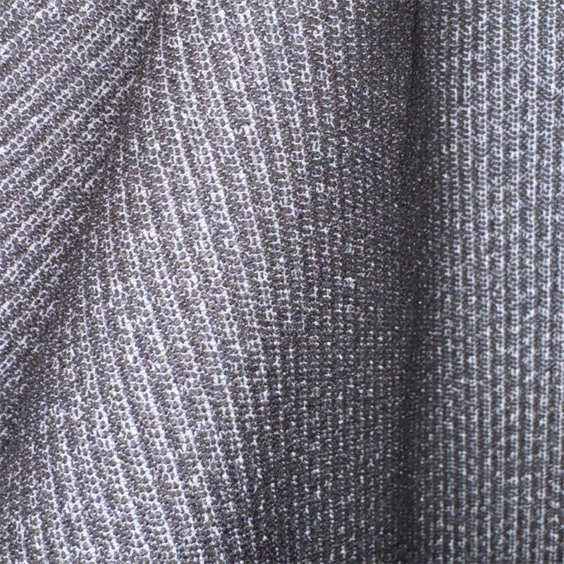 Polyester Blended Weft Stretch Plaid / Gingham Fabric 50D*50D+50D+40D/100D+40D 94% Recycled Polyester  6% Spandex