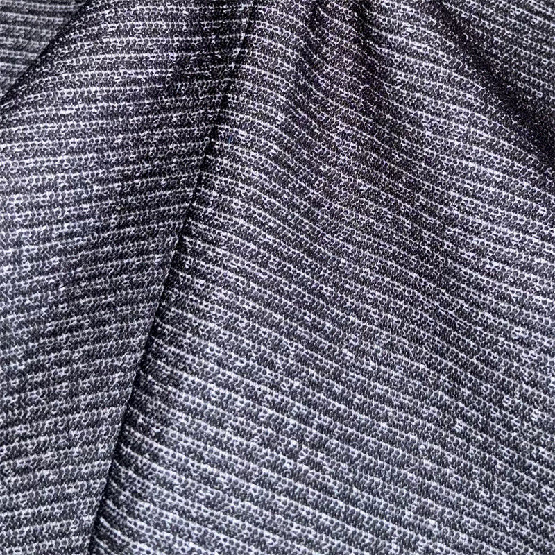 Polyester Blended Weft Stretch Plaid / Gingham Fabric 50D*50D+50D+40D/100D+40D 94% Recycled Polyester  6% Spandex