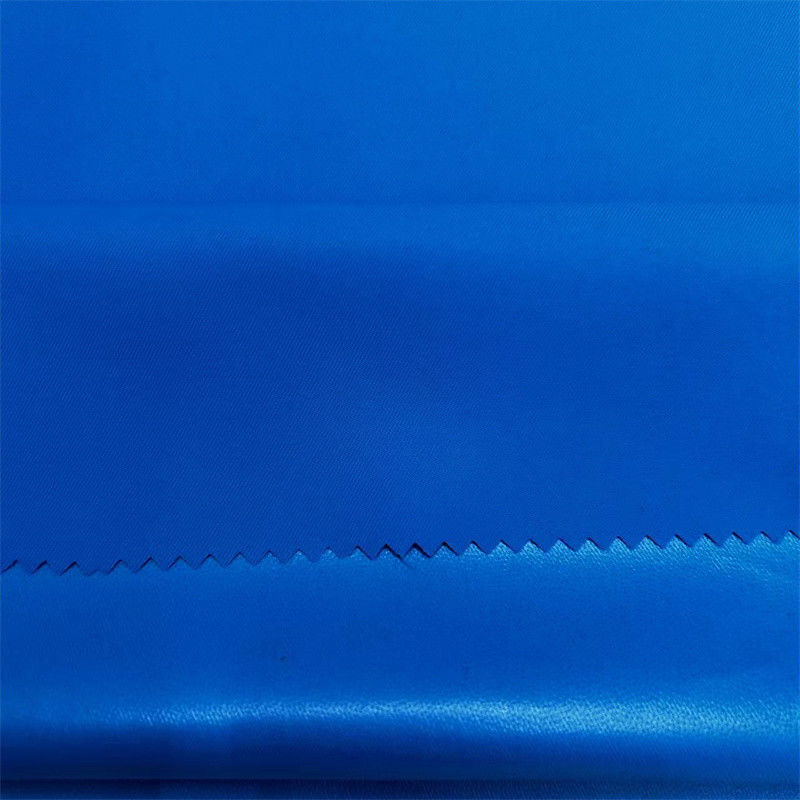 2/2 Blackout Recycled Twill Fabric Laminated With TPU Film 100% Recycled Poly For Making Trench Coats Jackets