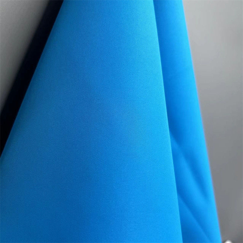 2/2 Blackout Recycled Twill Fabric Laminated With TPU Film 100% Recycled Poly For Making Trench Coats Jackets