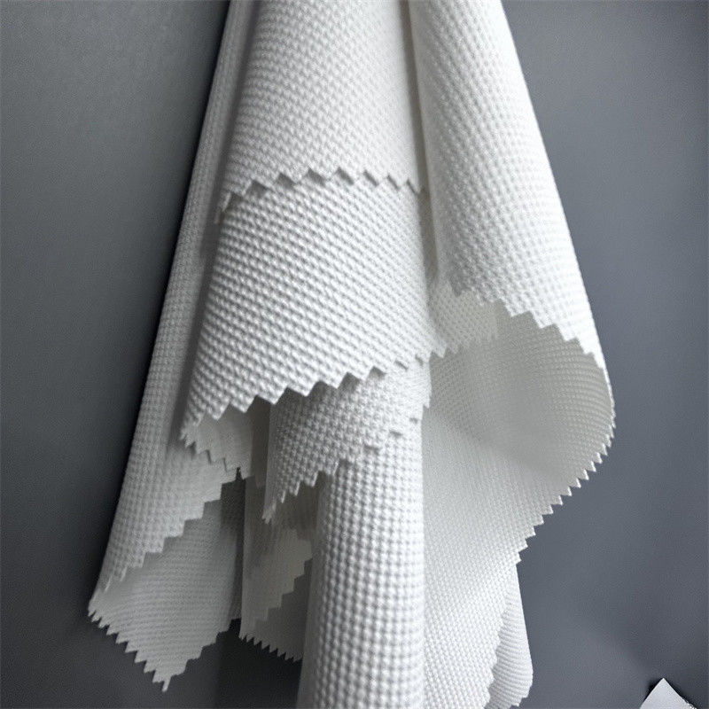 Blackout Polyester Four Way Stretch Fabric With A Variable Slant 75D+40D*150D+40D 94% Recycled Polyester  6% Spandex