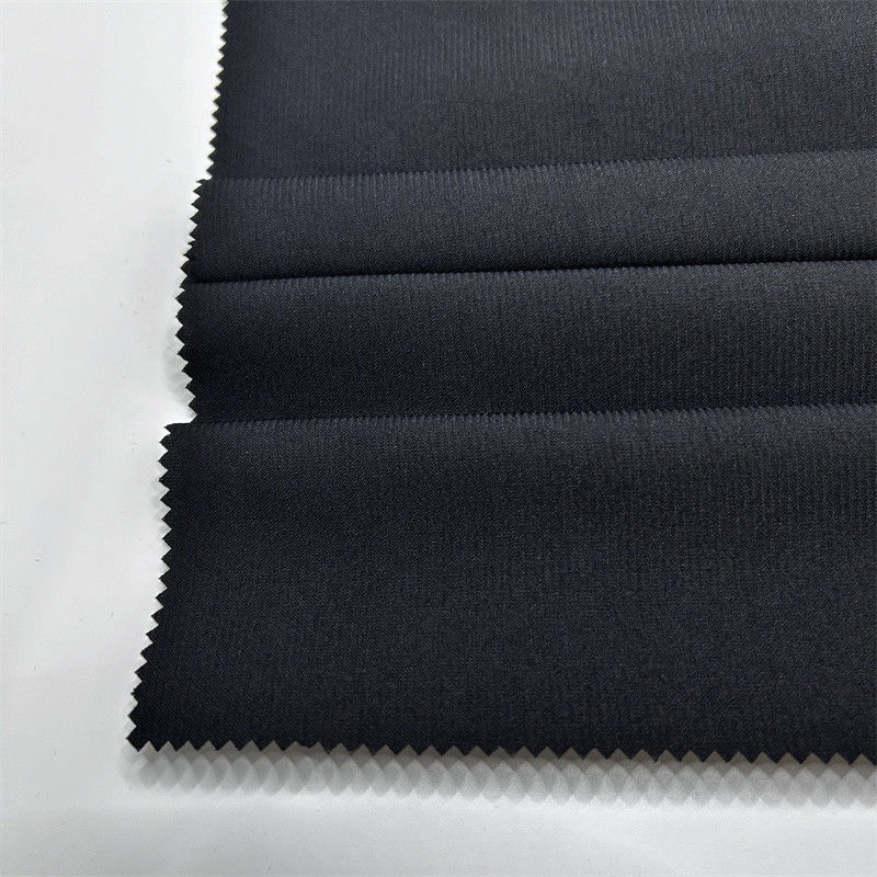 150D Low Stretch Recycled Polyester Twisted Twill Fabric With Vertical Stripes 150D*150D Dresses And Skirts