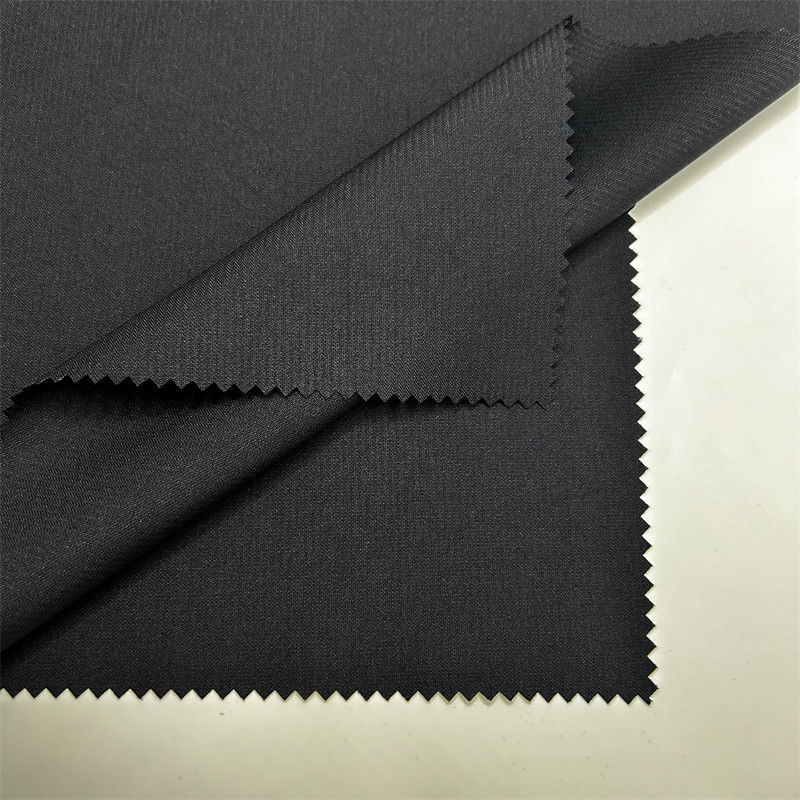 150D Low Stretch Recycled Polyester Twisted Twill Fabric With Vertical Stripes 150D*150D Dresses And Skirts