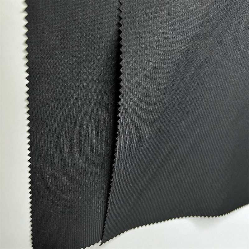 150D Low Stretch Recycled Polyester Twisted Twill Fabric With Vertical Stripes 150D*150D Dresses And Skirts