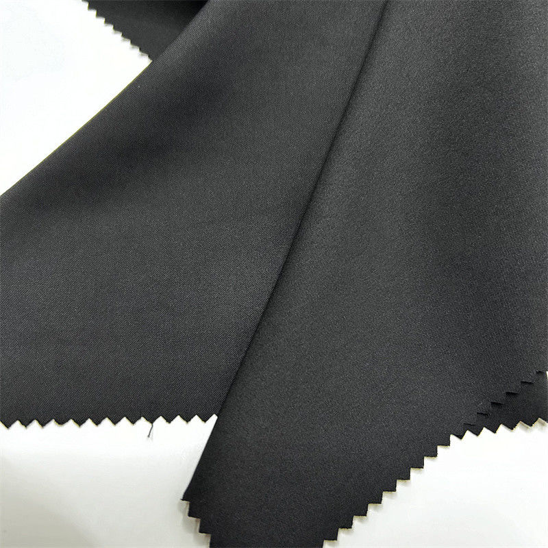70D Blackout Recycled Nylon Warp Stretch 2/1 Twill Fabric 70D*70D+40D 96% Recycled Nylon 4% Spandex 125GSM