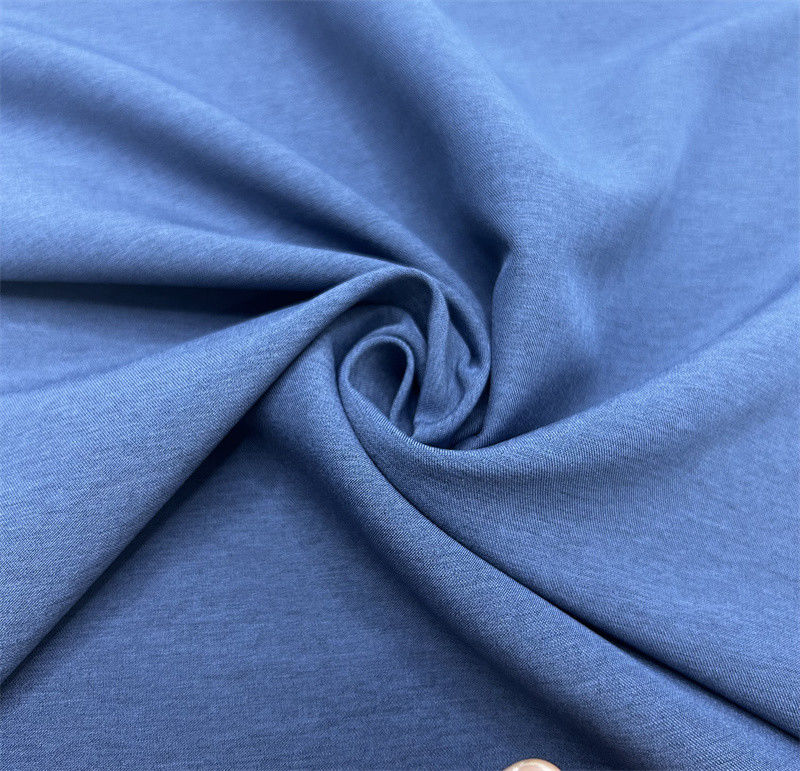 Double Layered Warp Twill Cationic Polyester Fabric With Four Way Stretch Dual-tone Fabric Effect