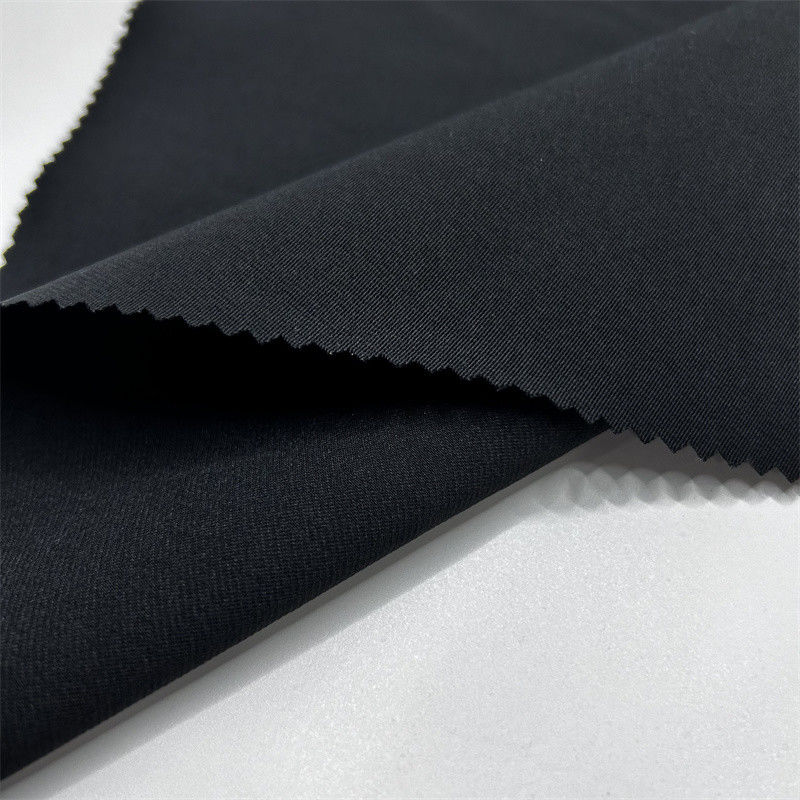 Cool Silk Cotton Blend T800 Twist 100% Recycled Polyester Fabric For Jackets Coats Pants Trousers