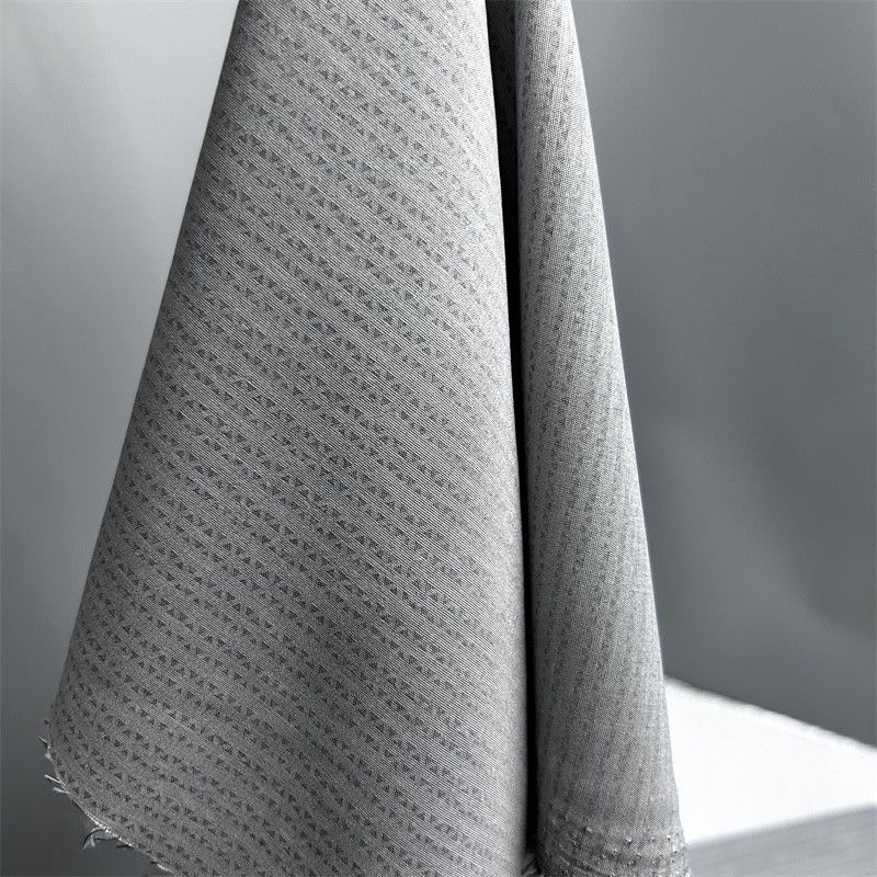 Dual Tone Four Way Stretch Triangular Mountaineering Fabric With Cationic Polyester Trousers Shirts Blouses