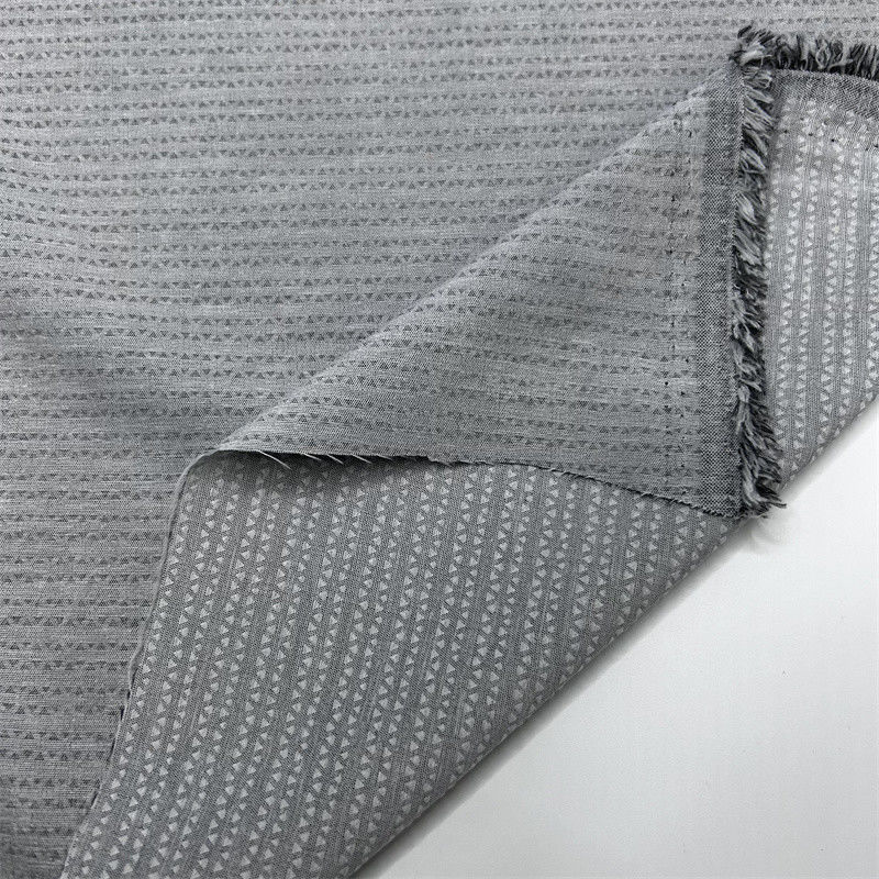 Dual Tone Four Way Stretch Triangular Mountaineering Fabric With Cationic Polyester Trousers Shirts Blouses