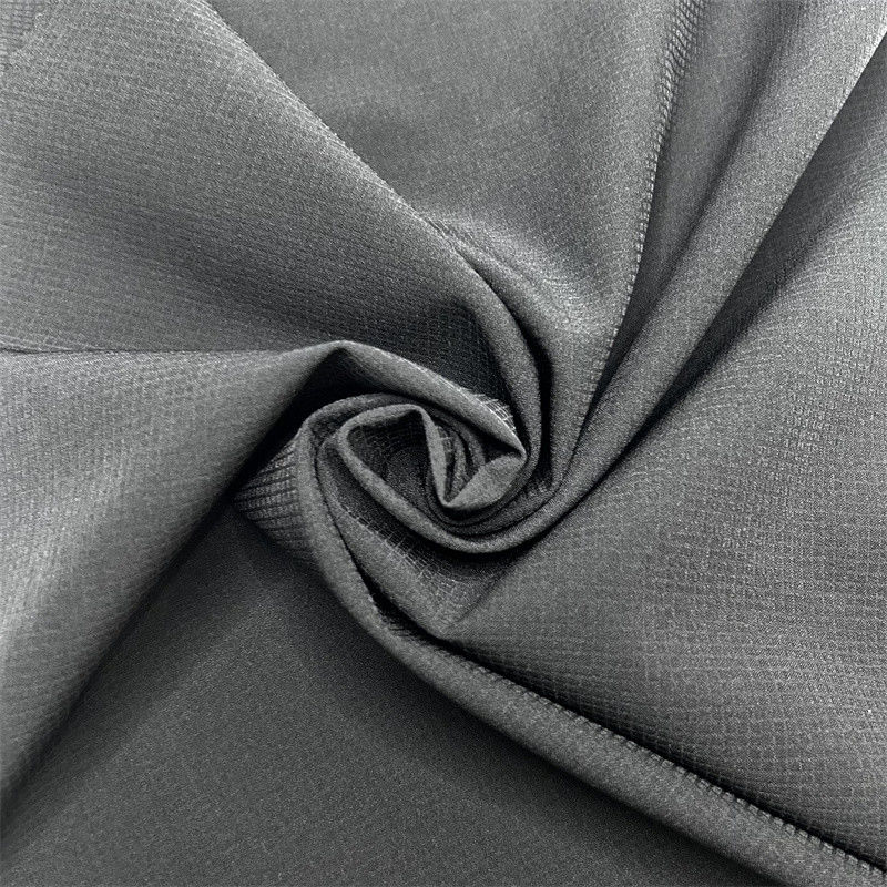 75D Four Side Elastic Plaid Poly Spandex Fabric 75D+40D*75D+40D 166GSM Doing Sports Casual Jacke