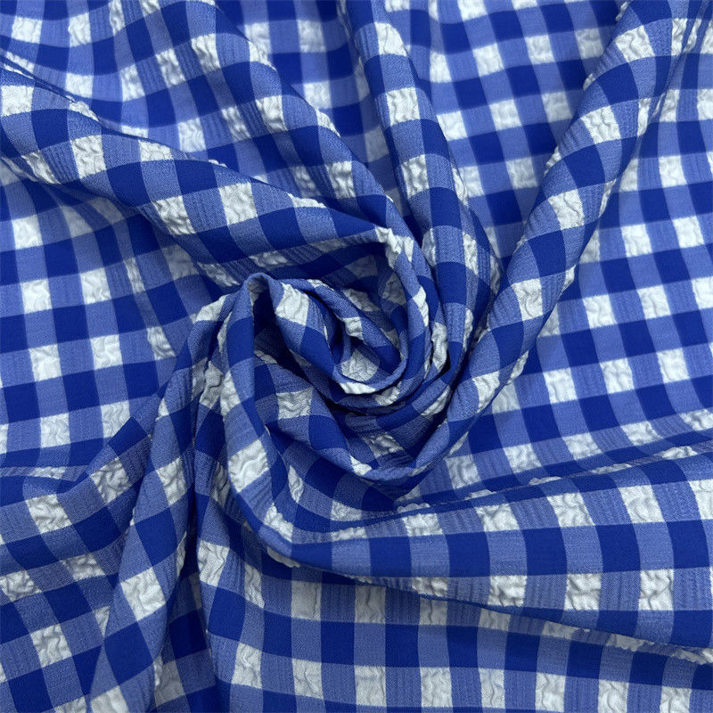 Nylon Polyester Bubble Grid 75D+70D+40D*75D+70D+40D Small Raised Bubbles On Surface Of Fabric