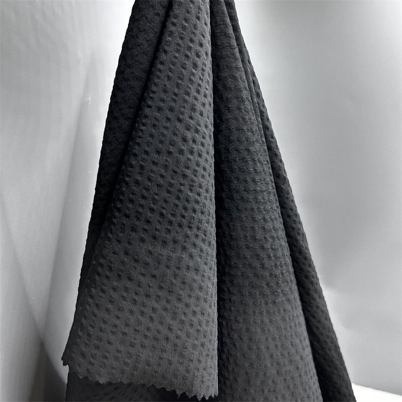 70D Nylon Four Side Elastic Bubble Vertical Strip Spandex Fabric 70D+70D+40D*70D+40D Surface Has Bubble-like Bumpy Texture