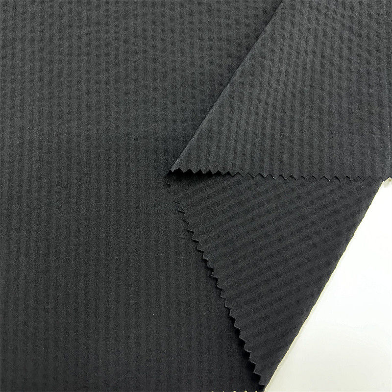 70D Nylon Four Side Elastic Bubble Vertical Strip Spandex Fabric 70D+70D+40D*70D+40D Surface Has Bubble-like Bumpy Texture